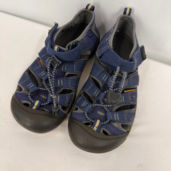 Keen Kids Newport H2 Blue Nylon Sandals Size 2 - Picture 4 of 7